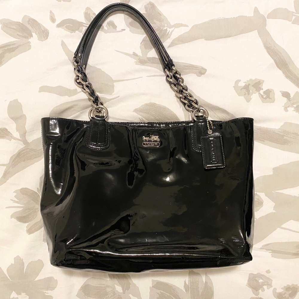 Coach - Patent Leather Madison Tote
